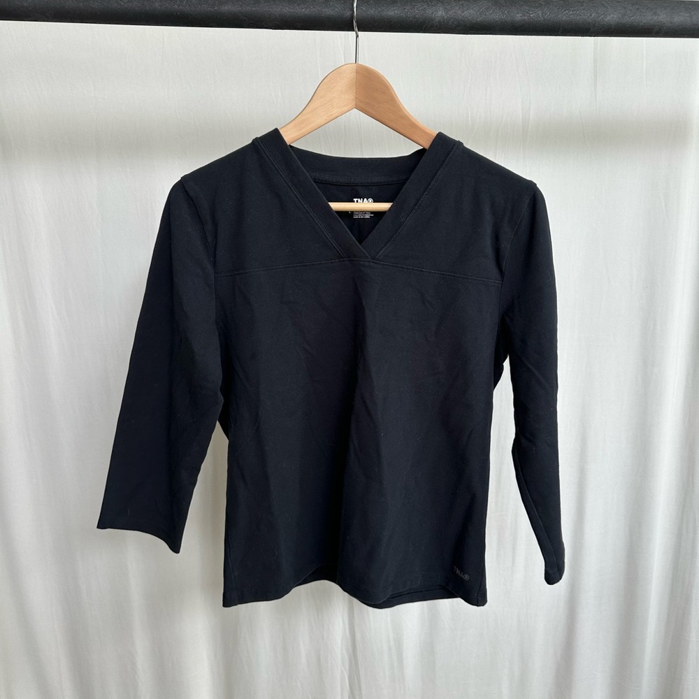 TNA BLACK LONG SLEEVE TOP